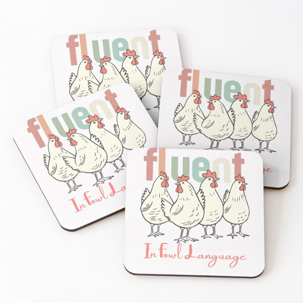 Item preview, Funny Chicken Fluent In Fowl Language Poultry Lover Farmer designed and sold by MTJ-Mushrooms.