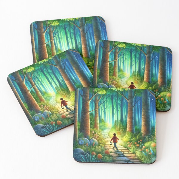 Item preview, Magical Night Walk A Young Explorer’s Forest Adventure designed and sold by ArtComixHaven.