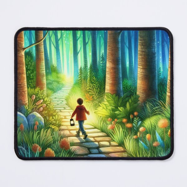 Item preview, Magical Night Walk A Young Explorer’s Forest Adventure designed and sold by ArtComixHaven.