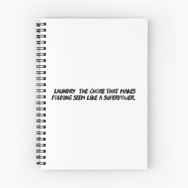 Item preview, "Laundry: The chore that makes folding seem like a superpower." designed and sold by onicaras.