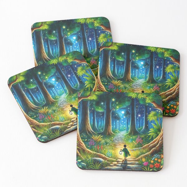 Item preview, Magical Night Walk A Young Explorer’s Forest Adventure designed and sold by ArtComixHaven.