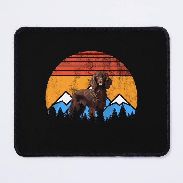Item preview, Retro Distressed Vintage Sunset Mountains Boykin Gift designed and sold by Guarddogdrive.