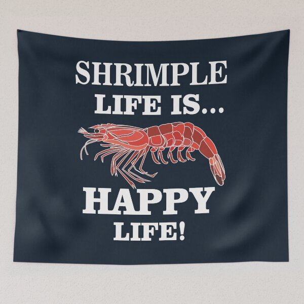 Item preview, Shrimp Fish Shrimp designed and sold by Nisha Prabhu.