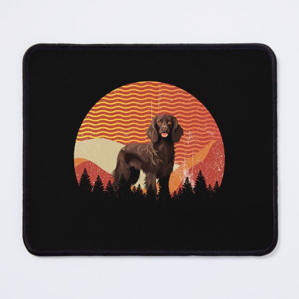 Item preview, Retro Wavy Lines Vintage Mountains Boykin Gift designed and sold by Guarddogdrive.