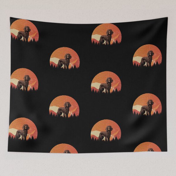 Item preview, Retro Wavy Lines Vintage Mountains Boykin Gift designed and sold by Guarddogdrive.