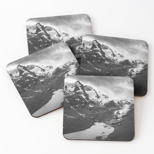 Item preview, Art photo of mountain motif Großglockner and Pasterze in the Hohe Tauern National Park in Austria designed and sold by Marvin Diehl.