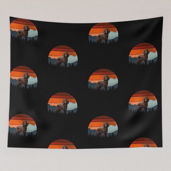 Item preview, Retro Sunset Vintage Mountains Boykin Gift designed and sold by Guarddogdrive.
