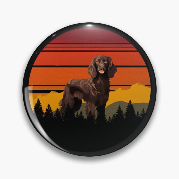 Item preview, Country Retro Sunset Vintage Mountains Boykin Gift designed and sold by Guarddogdrive.