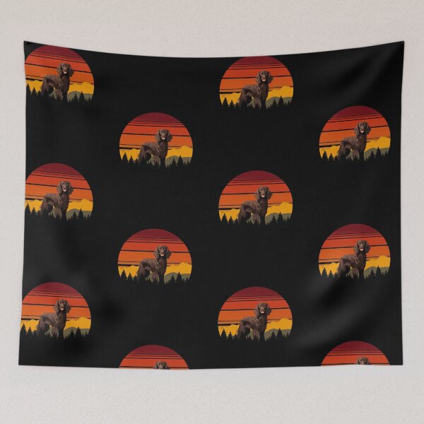 Item preview, Country Retro Sunset Vintage Mountains Boykin Gift designed and sold by Guarddogdrive.