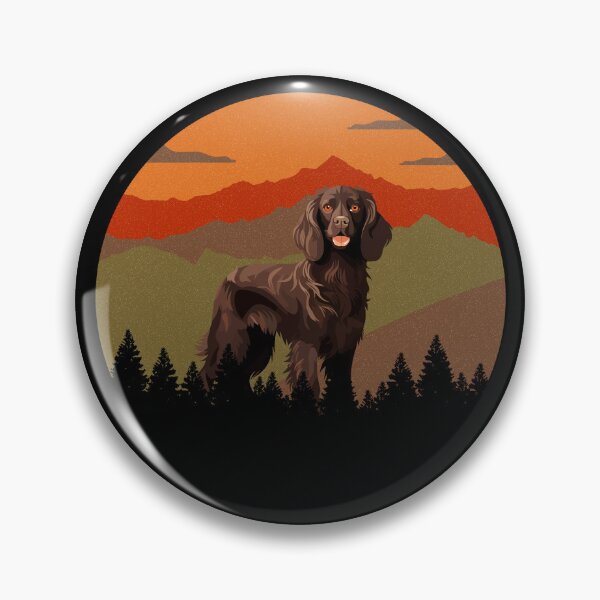Item preview, Country Retro Sunset Vintage Mountains Boykin Gift designed and sold by Guarddogdrive.