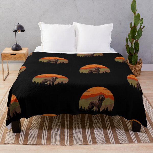 Item preview, Country Retro Sunset Vintage Mountains Boykin Gift designed and sold by Guarddogdrive.