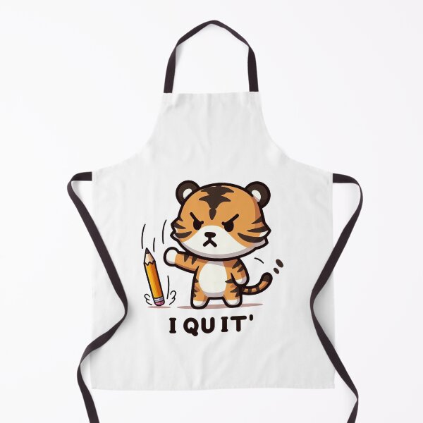 Item preview, A very angry tigger said: I QUIT designed and sold by perfect-radius.