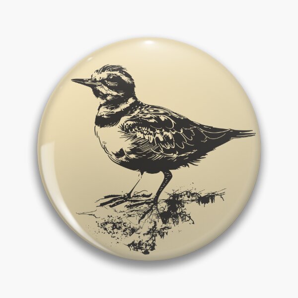 Item preview, Hand drawn killdeer bird designed and sold by etherElric.