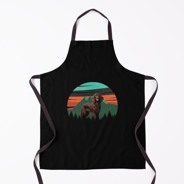Item preview, Retro Green Sunset Vintage Mountains Boykin Gift designed and sold by Guarddogdrive.