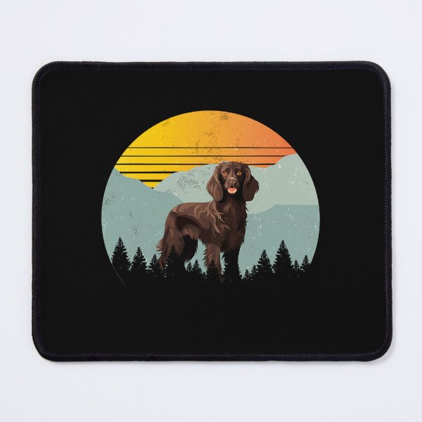 Item preview, Retro Sunny Sunset Vintage Mountains Boykin Gift designed and sold by Guarddogdrive.