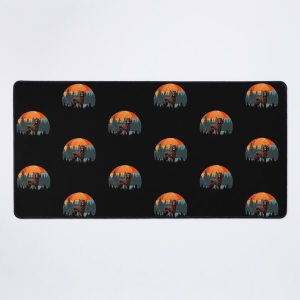 Item preview, Retro Sunset Vintage Forest Mountains Boykin Gift designed and sold by Guarddogdrive.