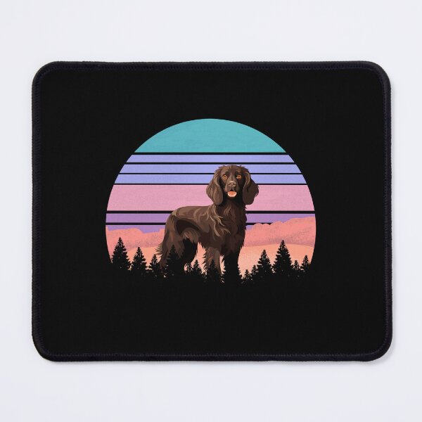 Item preview, Retro Purple Pink Sunset Vintage Forest Boykin Gift designed and sold by Guarddogdrive.