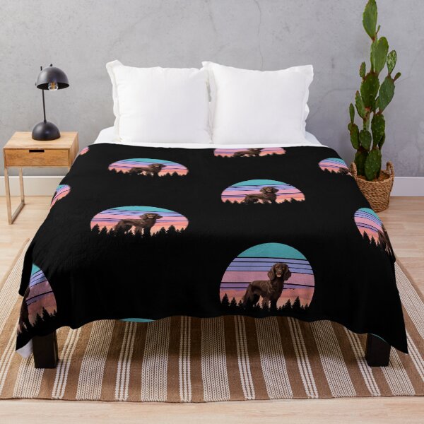Item preview, Retro Purple Pink Sunset Vintage Forest Boykin Gift designed and sold by Guarddogdrive.