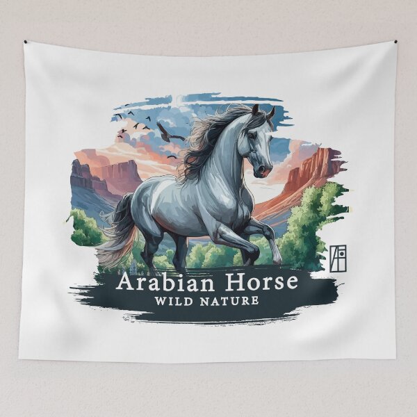 Item preview, Arabian Horse - WILD NATURE - HORSE -6 designed and sold by ArtProjectShop.