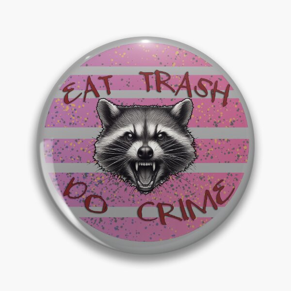 Item preview, Mapache come basura y comete delitos. designed and sold by FatGiantCat.