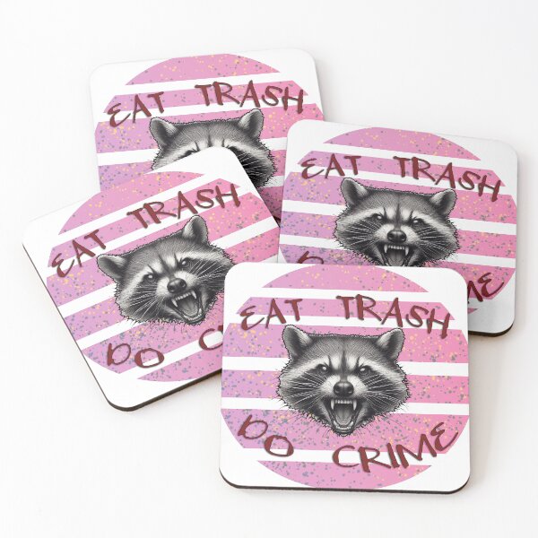 Item preview, Mapache come basura y comete delitos. designed and sold by FatGiantCat.