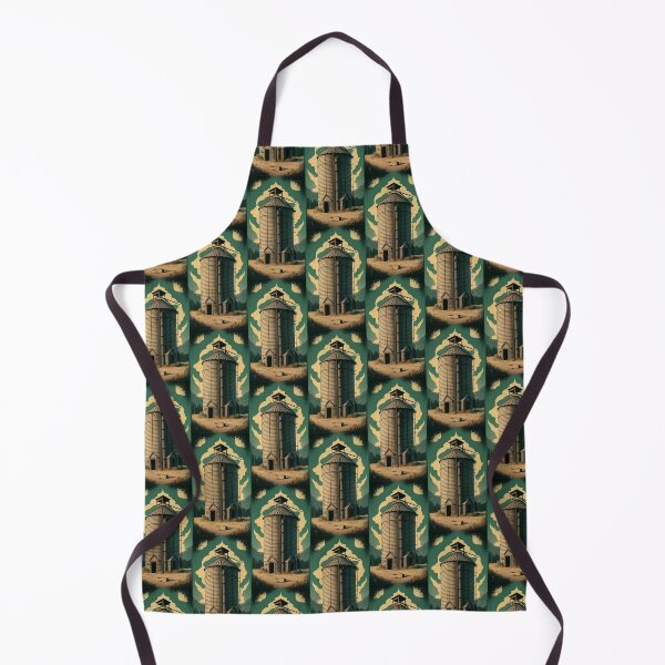 Item preview, Vintage Grain Silo Illustration - Rustic Farming Icon designed and sold by 3MillsDesign.