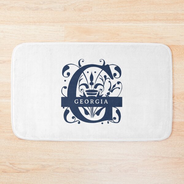 Item preview, Georgia State Split Letter Monogram designed and sold by US States Merch.
