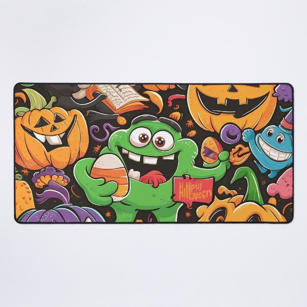 Item preview, Halloween Scary Pumpkin Pattern designed and sold by Haji  Kamora.