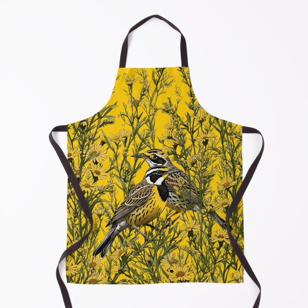Item preview, Western Meadowlark Surrounded By Goldenrod Flowers 2 designed and sold by taiche.