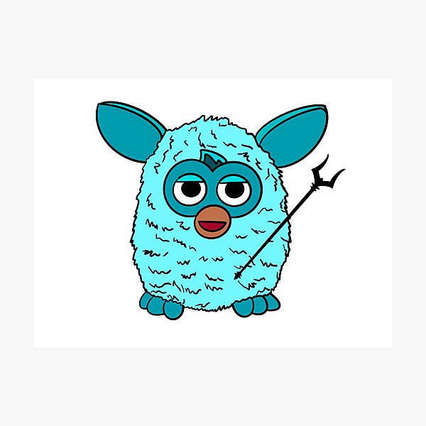 Item preview, Light Blue Hades Furby designed and sold by Animals-by-JB.