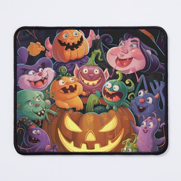 Item preview, Halloween Scary Pumpkin Pattern designed and sold by Haji  Kamora.