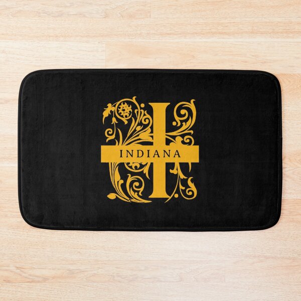 Item preview, Indiana State Split Letter Monogram designed and sold by US States Merch.