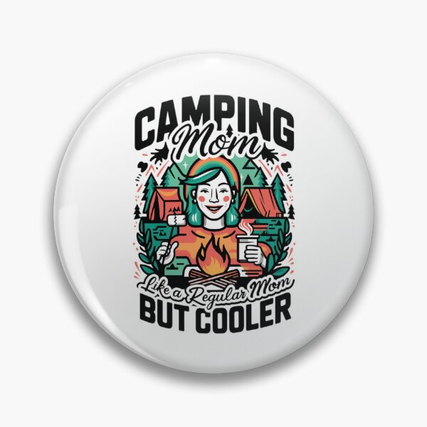 Item preview, Camping Mom - The Ultimate Outdoor Enthusiast's Vector Design designed and sold by avinigav.