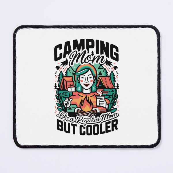 Item preview, Camping Mom - The Ultimate Outdoor Enthusiast's Vector Design designed and sold by avinigav.