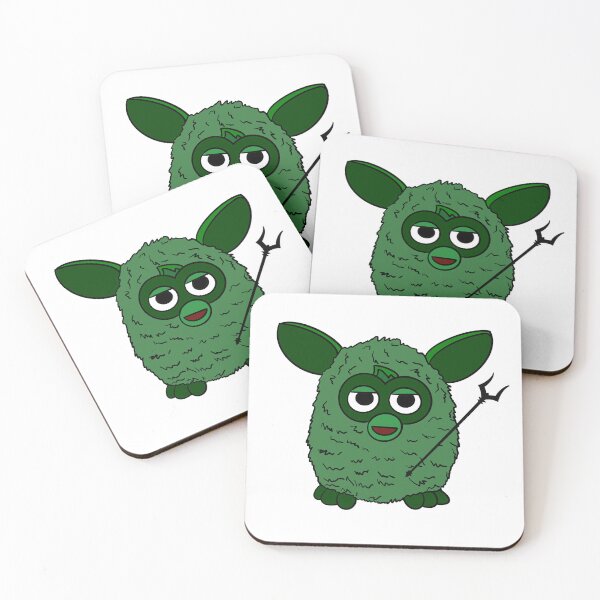 Item preview, Forest Green Hades Furby designed and sold by Animals-by-JB.