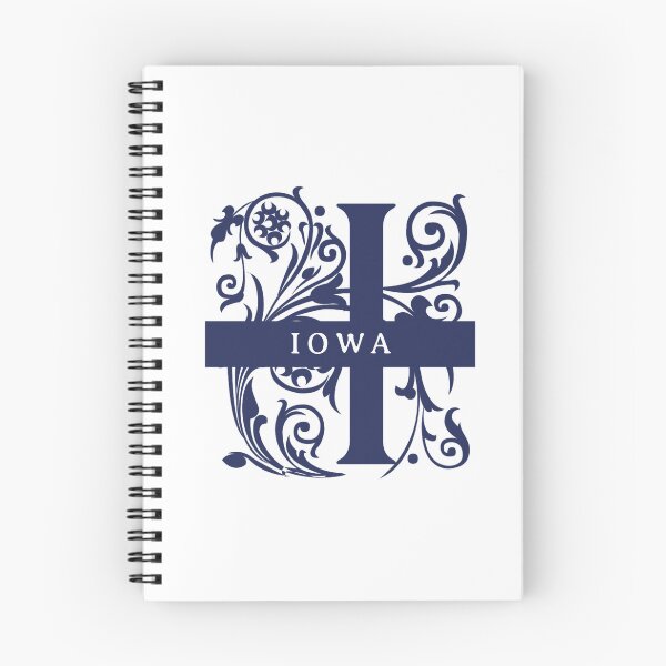 Item preview, Iowa State Split Letter Monogram designed and sold by US States Merch.