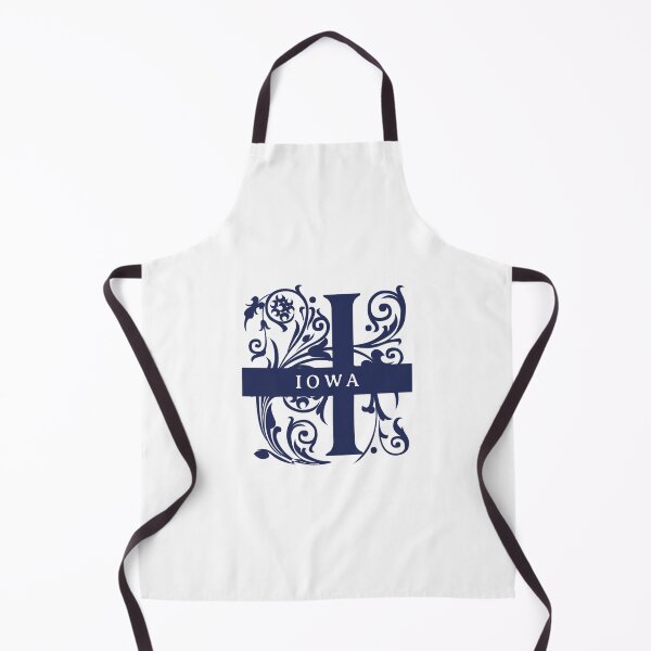 Item preview, Iowa State Split Letter Monogram designed and sold by US States Merch.