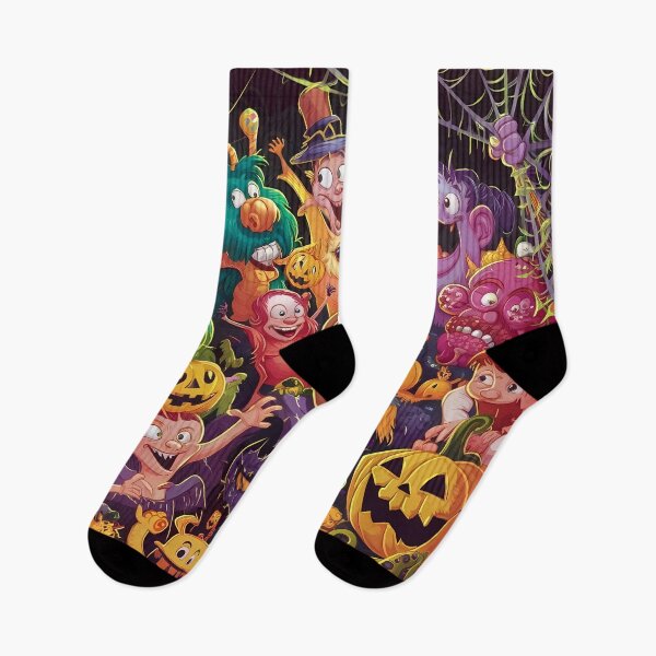 Item preview, Halloween Scary Pumpkin Pattern designed and sold by Haji  Kamora.