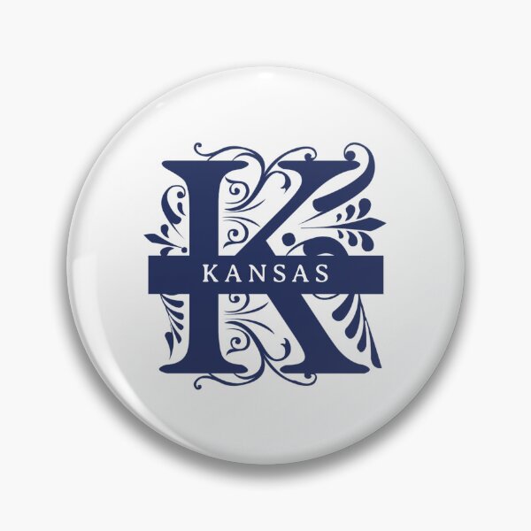 Item preview, Kansas State Split Letter Monogram designed and sold by US States Merch.