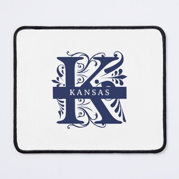 Item preview, Kansas State Split Letter Monogram designed and sold by US States Merch.