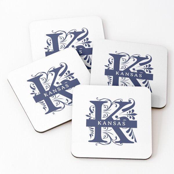 Item preview, Kansas State Split Letter Monogram designed and sold by US States Merch.