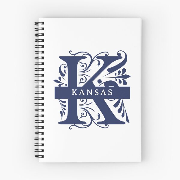 Item preview, Kansas State Split Letter Monogram designed and sold by US States Merch.