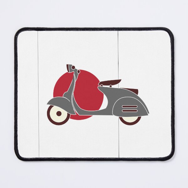 Item preview, Scooter on Japanese Flag designed and sold by AceHamster.
