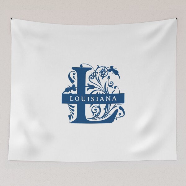 Item preview, Louisiana State Split Letter Monogram designed and sold by US States Merch.