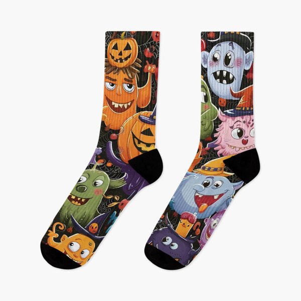 Item preview, Halloween Scary Pumpkin Pattern designed and sold by Haji  Kamora.