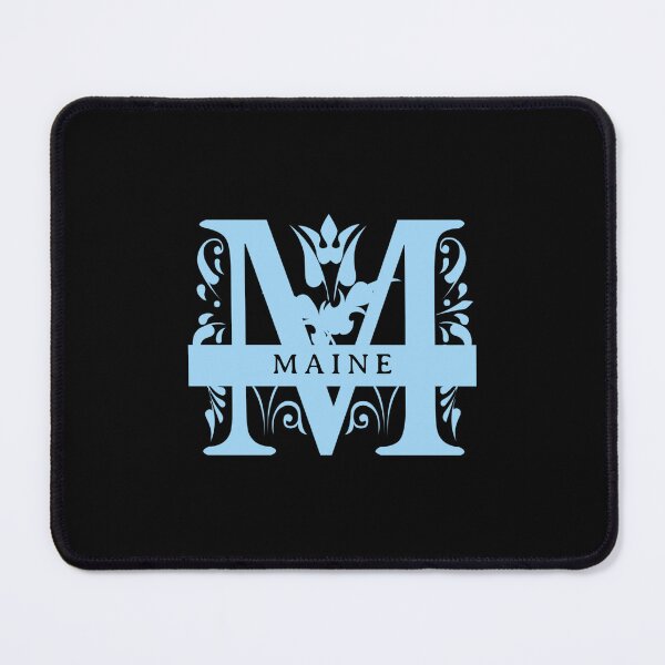 Item preview, Maine State Split Letter Monogram designed and sold by US States Merch.