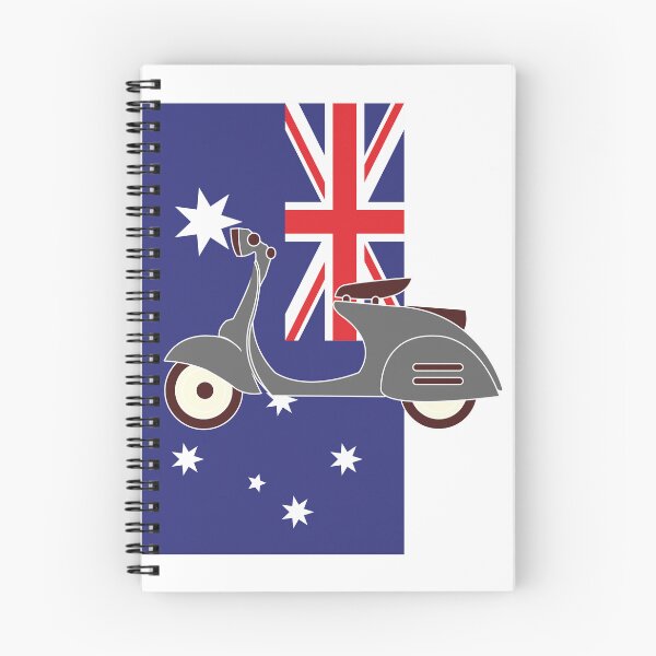 Item preview, Scooter on Australian Flag designed and sold by AceHamster.