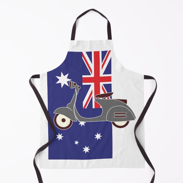 Item preview, Scooter on Australian Flag designed and sold by AceHamster.