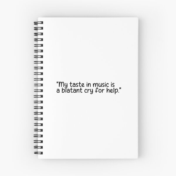 Item preview, "My taste in music is a blatant cry for help." designed and sold by onicaras.
