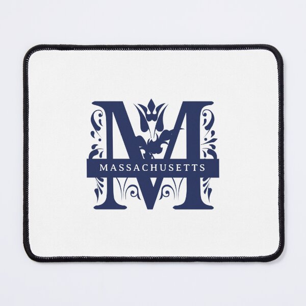 Item preview, Massachusetts State Split Letter Monogram designed and sold by US States Merch.